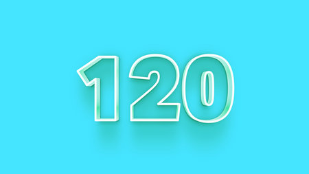 2021 white neon light text on blue background. 3d rendering