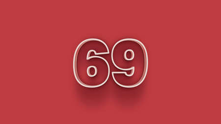 60 Years Anniversary Celebration Number 3d Render Illustration Design Background.の写真素材