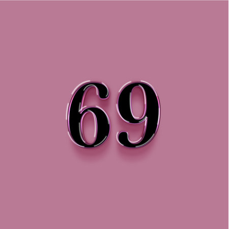 60 Years Anniversary Celebration Number Vector Template Design Illustration Blue Pink Background