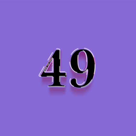 Years Anniversary Celebration White Color Vector Template Design Illustration on Purple Background