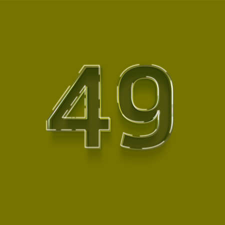 40 Years Anniversary Celebration Elegant Number Vector Template Design Illustrationの写真素材