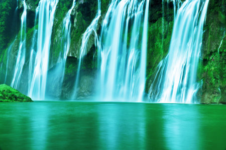 Charm of waterfall