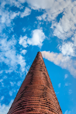 Smoke from factory pipes goes to heaven