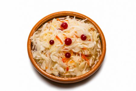 Traditional Ukrainian dish of sauerkrautの写真素材