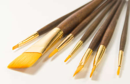 water color paintbrushの写真素材