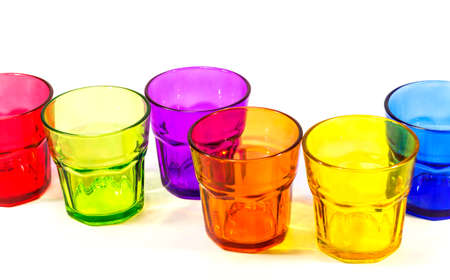 colorful glassの写真素材