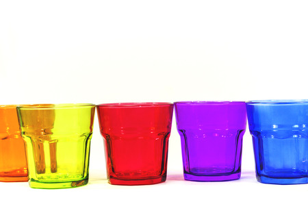 colorful glassの写真素材