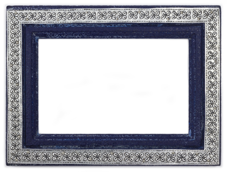 Thai styled vintage handmade frameの写真素材