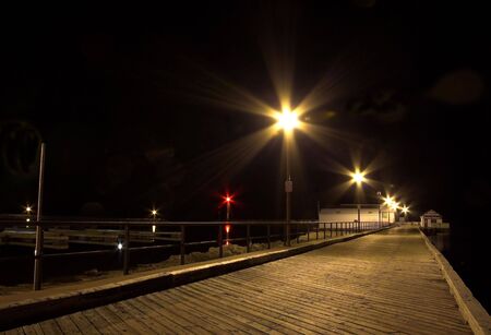 Marina at North Bay, ONの写真素材