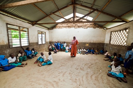 African children  Kenya  Mombasa  January 25, 2012のeditorial素材