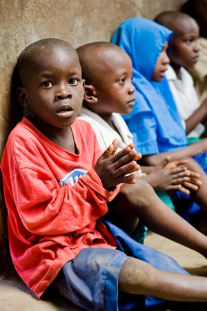 African children  Kenya  Mombasa  January 25, 2012のeditorial素材
