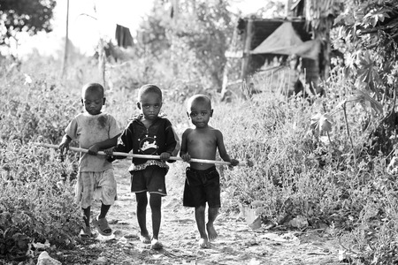 Mombasa. Kenya. January 26, 2012  Children of Africaのeditorial素材