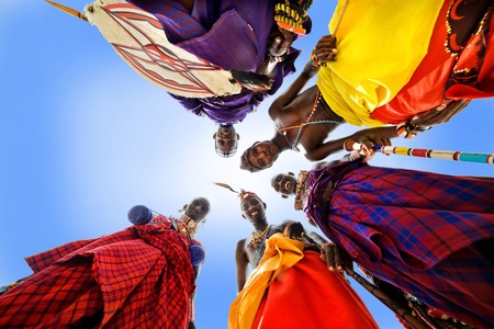 African tribe. Maasaiのeditorial素材