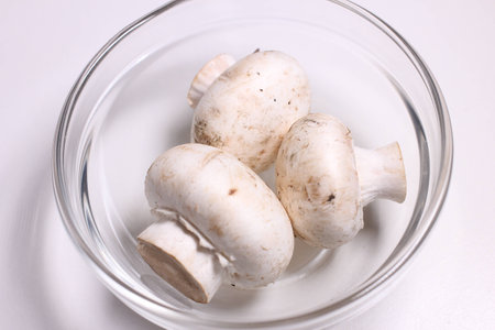 Food ingredients mushroomsの写真素材