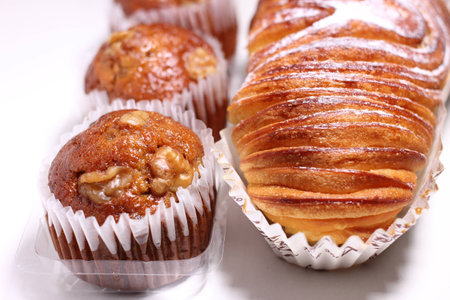 Close up of pastries
の写真素材
