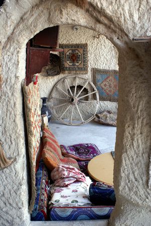 Old turkish house, Cappadociaの写真素材