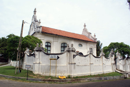 Old dutch church, fort Galle, Sri Lanka                 の写真素材
