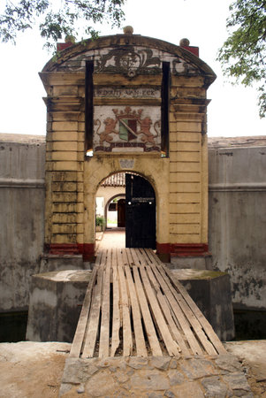Star fort in Matara, Sri Lanka                  