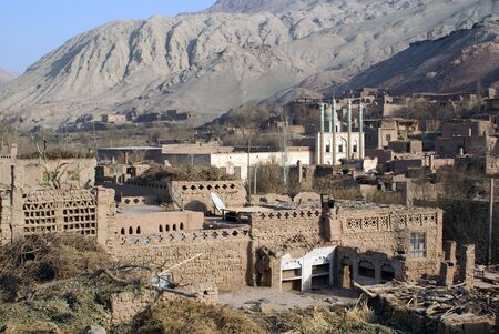 Old town in West China near Turphan             の写真素材