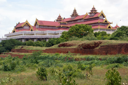 Building of Archeological museum in OLd Bagan, Myanmar         