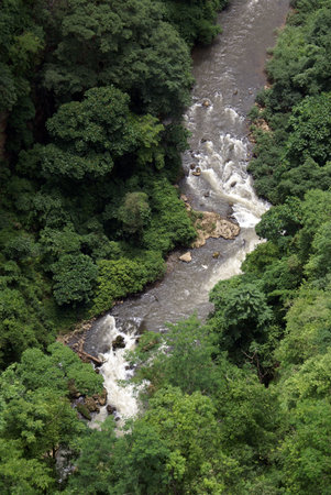 River and forest in mountain, Shan State, Myanmar               