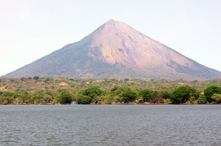 Lake Nicaragua and volcano Concepcion on the island Ometepe Lake Nicaragua and volcano Concepcion on the island Ometepe