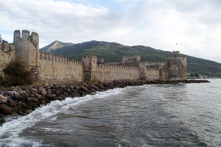 Maumere fortress on the coast near Anamur, Turkeyのeditorial素材