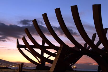Monument on the coast in Izmir, Turkeyのeditorial素材