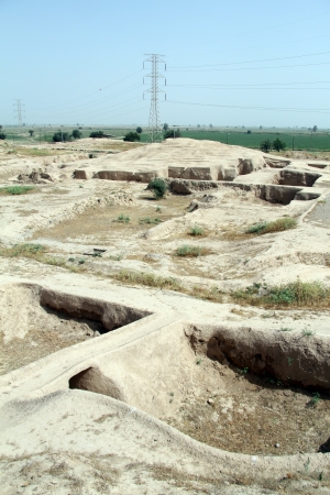 Ruins of Haft Tappeh near Shush, Iranの写真素材
