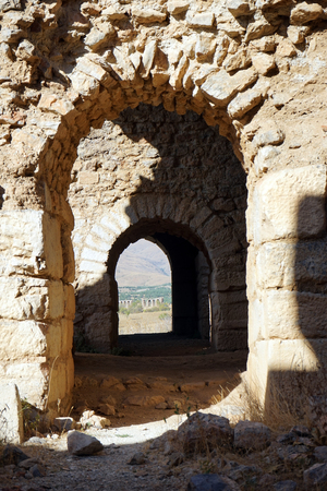 Arch in roman bath in Antiohia Pisidia near Yalvac, Turkeyの写真素材