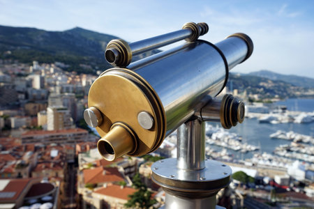 Telescope and bay in Monaco