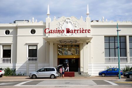 MENTON, FRANCE - CIRCA JULY 2015 Casino Barriereのeditorial素材