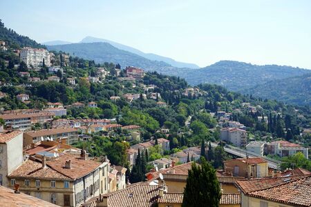 View of Grasse in Franceの写真素材