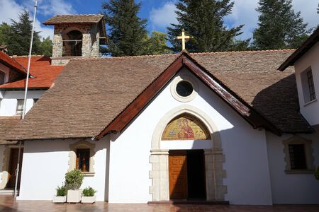 Church in Troodhitissa monasteryの写真素材