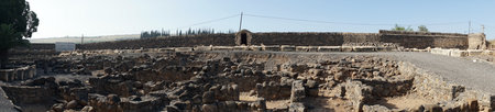 CAPERNAUM, ISRAEL - CIRCA MAY 2018 Ruins of ancient town