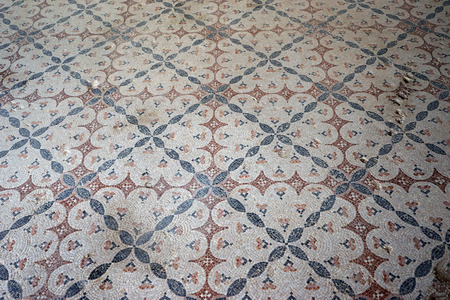 ZIPPORI, ISRAEL - CIRCA MAY 2018 Mosaics on the floor in Nile houseのeditorial素材