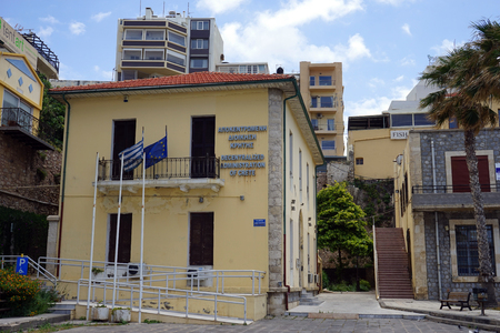 HERAKLION, GREECE - CIRCA MAY 2018 Decentralized administration of Kreteのeditorial素材