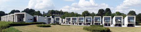 ARHUS, DENMARK -- CIRCA JULY 2019 Residential district on the coastのeditorial素材