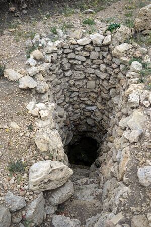 Ancient stone wellの写真素材
