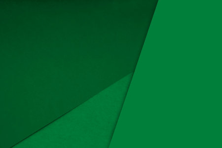 green paper background with copy space for text or image. flat layの写真素材