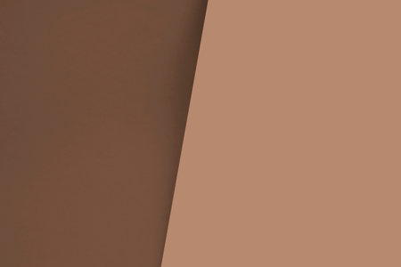 Brown and beige paper background with copy space for text or imageの写真素材