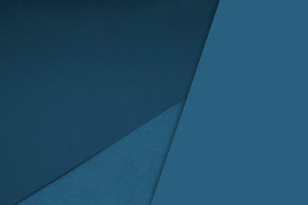 blue paper background, paper texture, copy space for add text or imageの写真素材