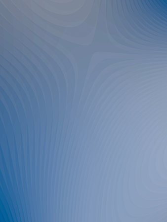 abstract blue background with smooth lines in the form of a waveの写真素材