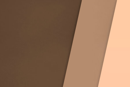 Background in paper style. Vector illustration. Brown and beige colors.の写真素材