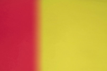 Yellow and red abstract background with copy space for text or image.の写真素材