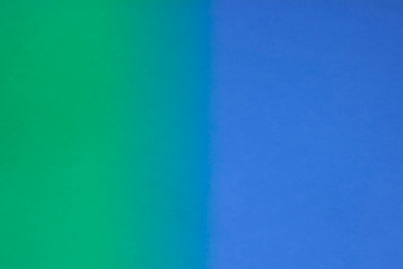 Green and blue gradient background with copy space for text or image.の写真素材