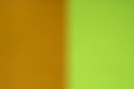 Orange and green abstract background with copy space for text or image.の写真素材