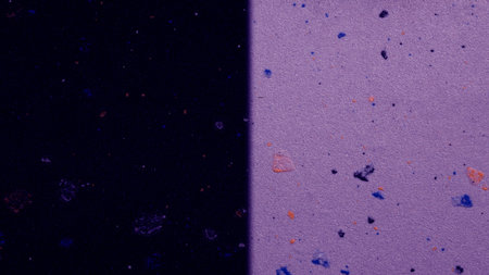 Purple and black paper texture. Abstract background and texture for design.の写真素材