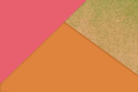 Abstract colorful paper background. Minimal geometric design. Vector illustration.