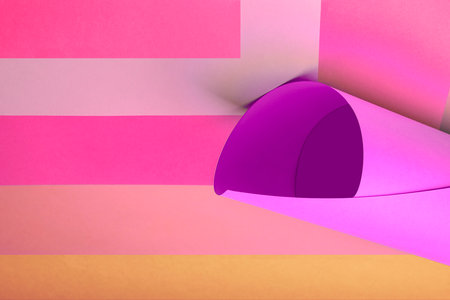 abstract background with colorful paper.の写真素材